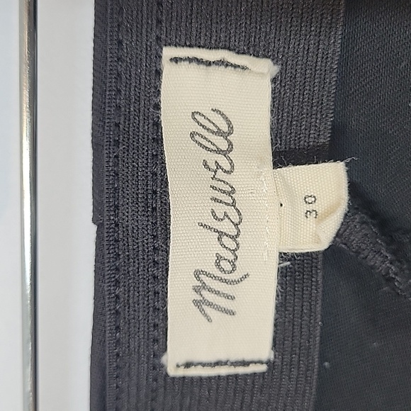 J8449 Madewell Fraser Slim Pants Black - Picture 3 of 6